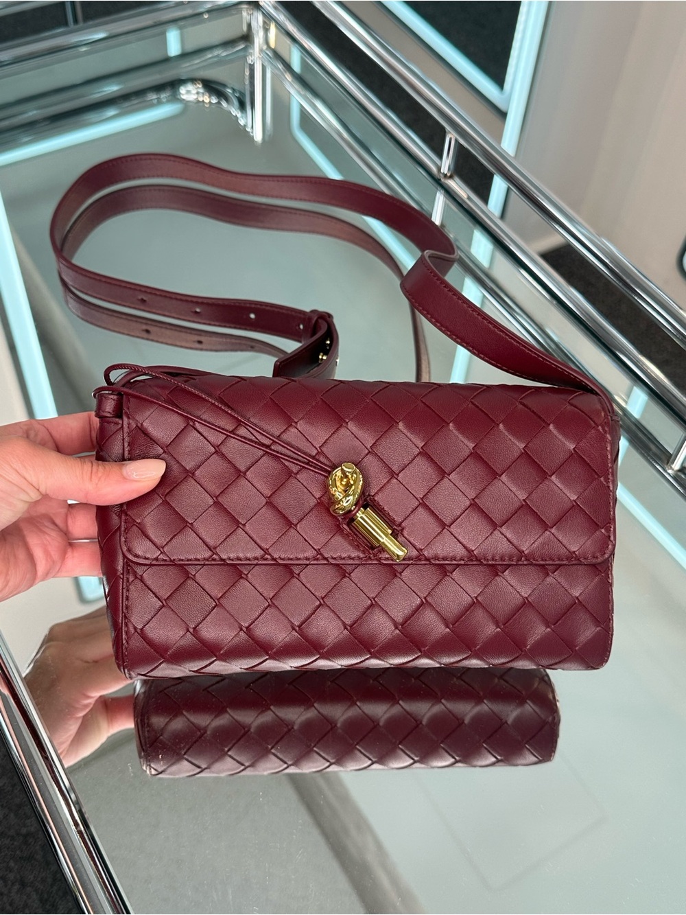 Bottega Veneta Mini Intrecciato leather Bag